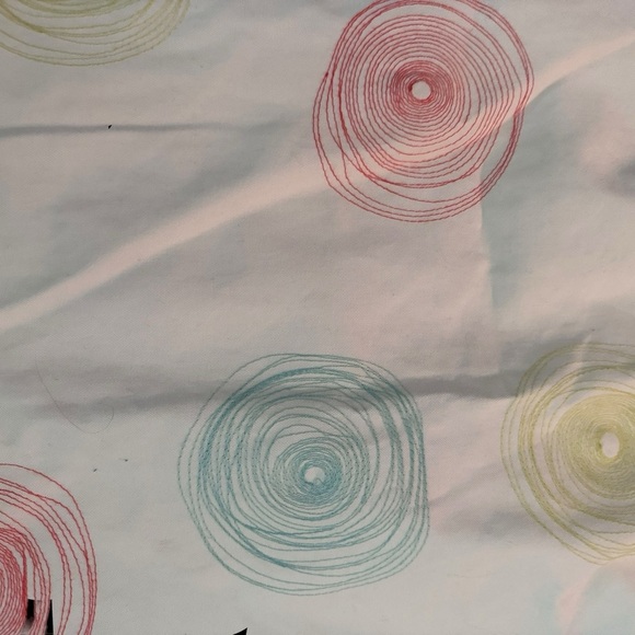 Boden Preppy A-Line Skirt with Multicolor Swirl Pattern - Picture 4 of 10